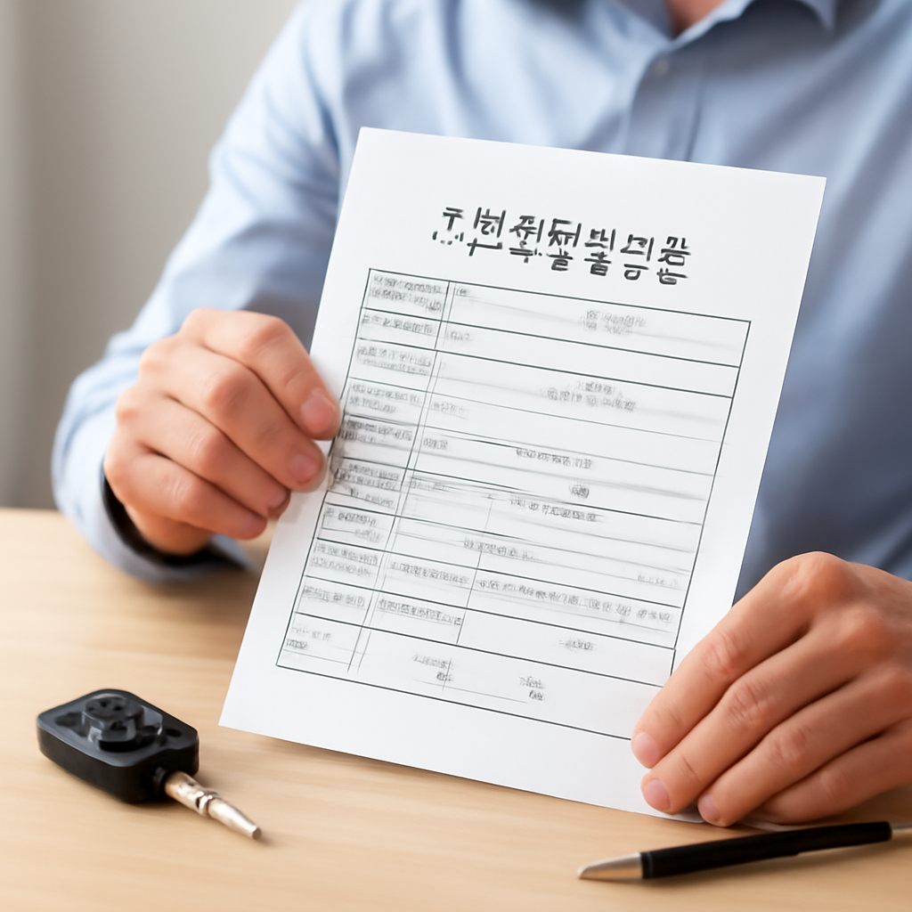 자동차등록원부 대표 이미지